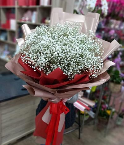 Букет цветов из: Гипсофила в Стреглово