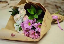 Букет цветов из:  Розы и Хризантемы #REPLACE_PRED# Стреглово